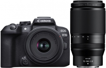 Canon EOS R10 + RF-S 18-45mm f4,5-6,3 IS STM + RF 75-300mm f4-5,6