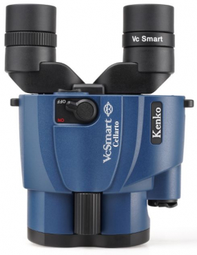 Kenko Fernglas VC-Smart 14x30 Cellarto blau mit Bildstabilisator