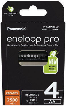 Panasonic eneloop pro rechargeable battery AA-Mignon 2500mAh 4-pack