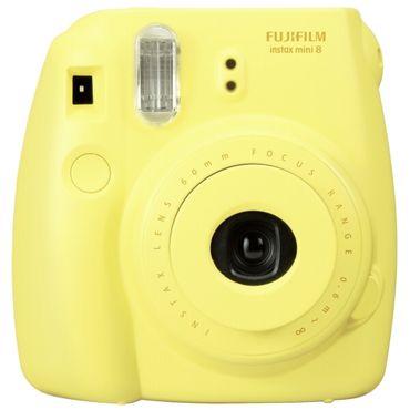 Fujifilm Instax Mini 8 set with film yellow