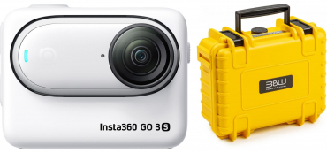 INSTA360 GO 3S 64GB White + B&W Case Type 500 yellow