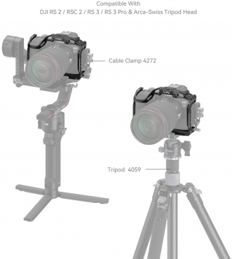 SmallRig 4161 Cage Black Mamba for Canon EOS R6 Mark II