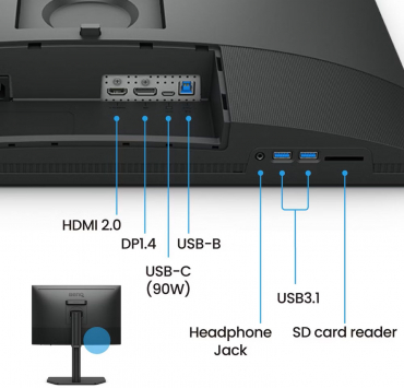 BenQ SW242Q 24 Fotografen-Monitor