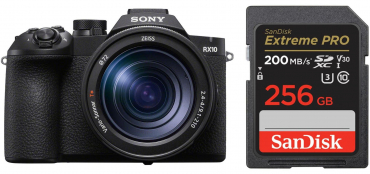 Sony DSC-RX10 V + SanDisk SDXC Extreme Pro 256GB