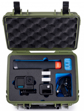 B&W Case type 2000 marron/vert GoPro 13