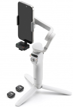DJI Osmo Mobile 7 + Mic Mini (2 TX + 1 RX + Charging Case)