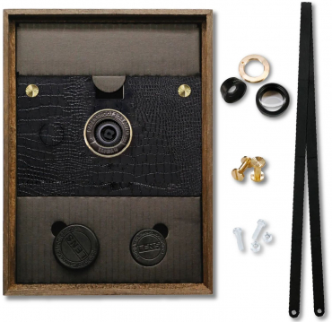 Paper Shoot Bundle étui en cuir texturé noir