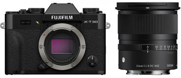Fujifilm X-T30 III Schw + Sigma 12mm f1.4 DC (C)