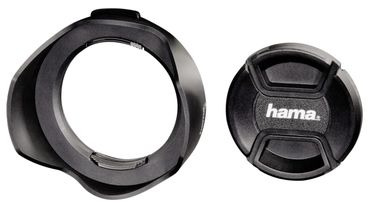 Hama Gegenlichtblende mit Objektivdeckel 67mm