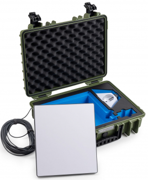 B&W Transport Case für Starlink Mini Kit bronze grün