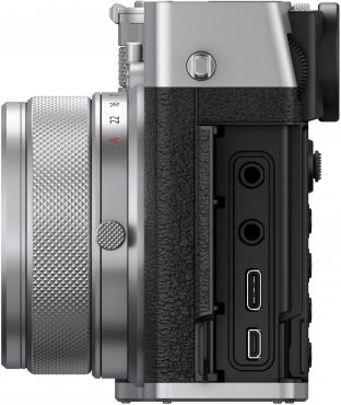 Fujifilm GFX 100RF Argent + Voigtländer Prof. haute vitesse SDXC 256GB UH