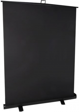 StudioKing Roll-Up Hintergrund Schwarz FB-150200FB 150x200 cm