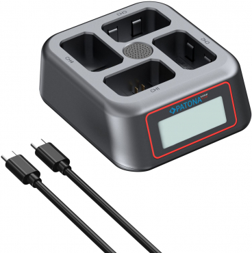 Patona Platinum USB-C 4-way charger for Sony NP-FW50