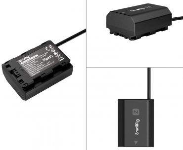 SmallRig 4269B NP-FZ100 Dummie-Batterie mit Netzadapter