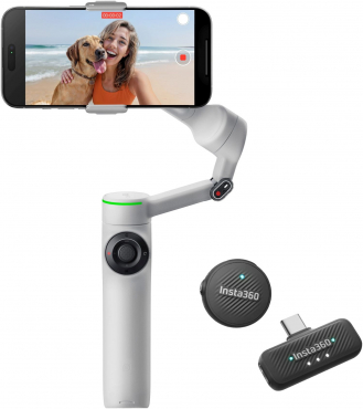 INSTA360 Flow 2 Pro Standard Bundle Stone Gray + Mic Air (1 TX + 1 RX)