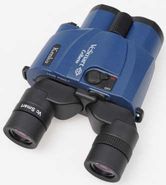 Kenko Fernglas VC-Smart 14x30 Cellarto blau mit Bildstabilisator