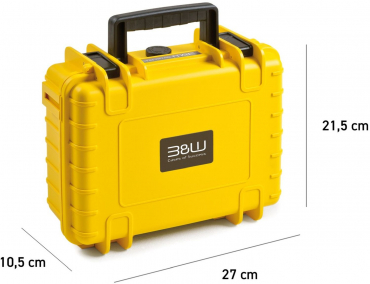 B&W DJI Osmo 360 Case Type 1000 Jaune