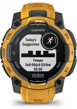 Garmin Instinct® 3 45mm Solar Grau Sunburst