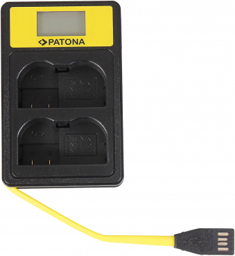 PATONA Smart Dual LCD USB Ladegerät für Nikon EN-EL15