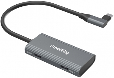 SmallRig 4598 Hub USB-C 4-en-1 PD 100W Adaptateur USB-C / audio - 6067840 SmallRig 4598 Hub USB-C 4-en-1 PD 100W Adaptateur USB-C / audio