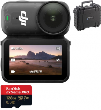 DJI OSMO NANO 64GB + B&W Case Typ 500 Schwarz + SanDisk 128GB microSD