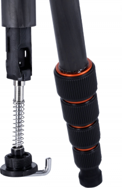 Rollei Fotopro Compact Traveller No.1 Carbon orange