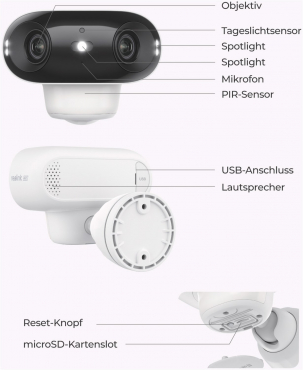 Reolink Argus Series B740X Battery-WiFi Überwachungskamera