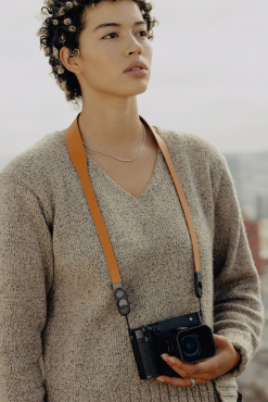 Peak Design Form Leather Camera Strap Short Amber