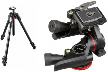 Manfrotto MT055CXPRO3 + MHXPRO-3WG