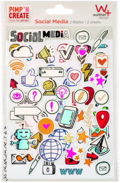 Sticker Médias sociaux PIMP AND CREATE