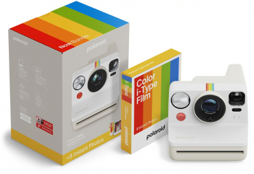 Polaroid Now Gen3 Pepple White Sofortbildkam + i-Type Film (8 Aufn.)