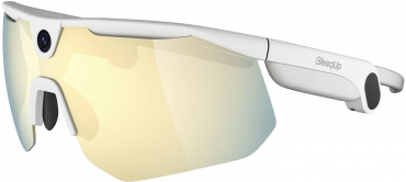 BleeqUp Ranger AI Sports Camera Glasses, White