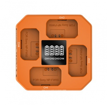 SmallRig 5749 4-Channel Camera Battery Charger for NP-FW50