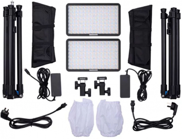 Amaran Pano 60c 2-Light Kit dunkelgrau