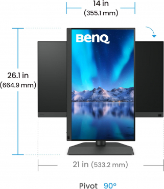 BenQ SW242Q 24 Fotografen-Monitor