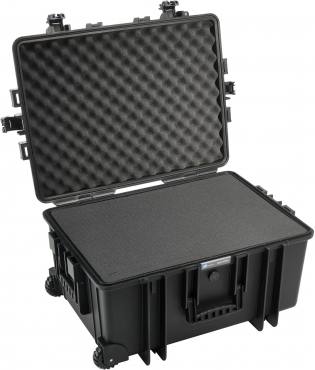 B&W Case Type 6800 SI black with foam insert