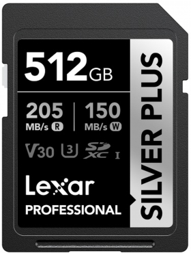 Lexar SDXC Silver Plus UHS-I 512GB