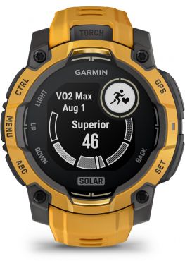 Garmin Instinct® 3 45mm Solar Grau Sunburst