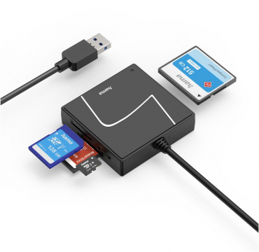 Hama 200148 USB card reader USB-C SD microSD CF