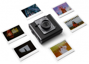 Fujifilm Instax Wide EVO black + Instax Wide Brushed Metal Film