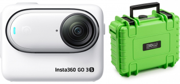 INSTA360 GO 3S 128GB White + étui B&W type 500 vert