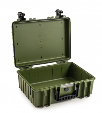 B&W Case Type 5000 RPD Marron vert avec compartiments