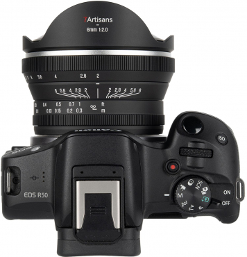 7Artisans 6mm f/2 Fisheye Canon RF (APS-C)