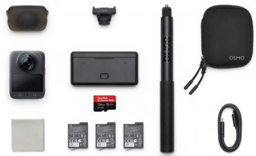 DJI Osmo 360 Adventure Combo + SanDisk microSDXC Extr. Pro 128GB 200MB