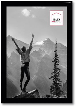 Haes plastic frame EF1B Easy Frame 10x15cm black