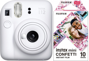 Fujifilm Instax Mini 12 Blanc menthe + pellicule Confetti