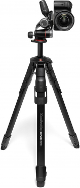 Manfrotto ONE Photo aluminum tripod with XPRO 3-way panhead
