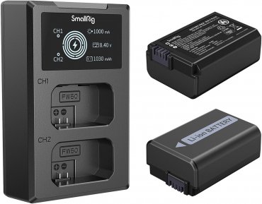 SmallRig 3818 NP-FW50 battery + charger kit