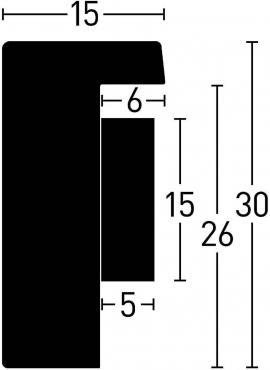 Nielsen Aura 1128000 3x 13x18cm noir