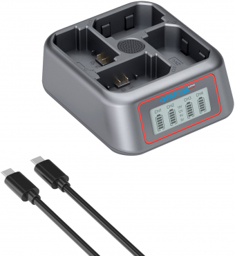 Patona Platinum USB-C 4-fach Ladegerät für Fuji NP-W235